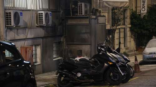 Βίντεο από την επίθεση αγνώστων με μολότοφ στο ΑΤ Κυψέλης