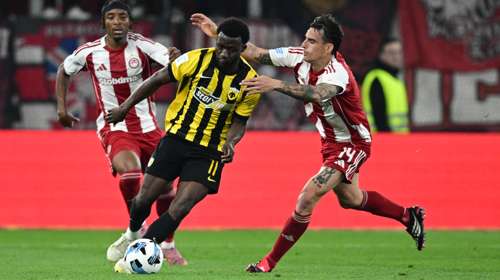 Ολυμπιακός - ΑΕΚ 0-1: Μεγάλο "διπλό" της Ένωσης στο ντέρμπι του Φαλήρου που έγινε θρίλερ