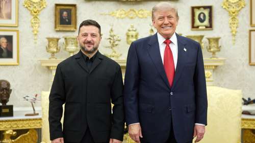 Ζελένσκι: "Καλή η συνάντηση" με Τραμπ - Στο επίκεντρο οι Patriot και οι προσπάθειες τερματισμού του πολέμου