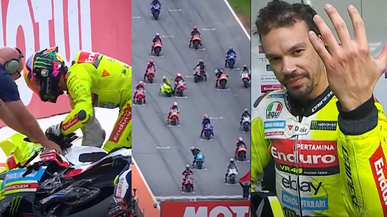 MOTOGP ΑΤΥΧΗΜΑ ΦΡΑΝΚΙ ΜΟΡΜΠΙΝΤΕΛΙ ΒΑΛΕΝΘΙΑ