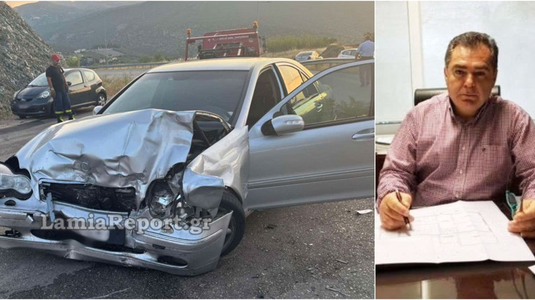 ΤΡΟΧΑΙΟ ΔΥΣΤΥΧΗΜΑ ΛΑΜΙΑ ΑΝΤΙΔΗΜΑΡΧΟΣ ΚΩΣΤΑΣ ΣΤΑΥΡΟΓΙΑΝΝΗΣ