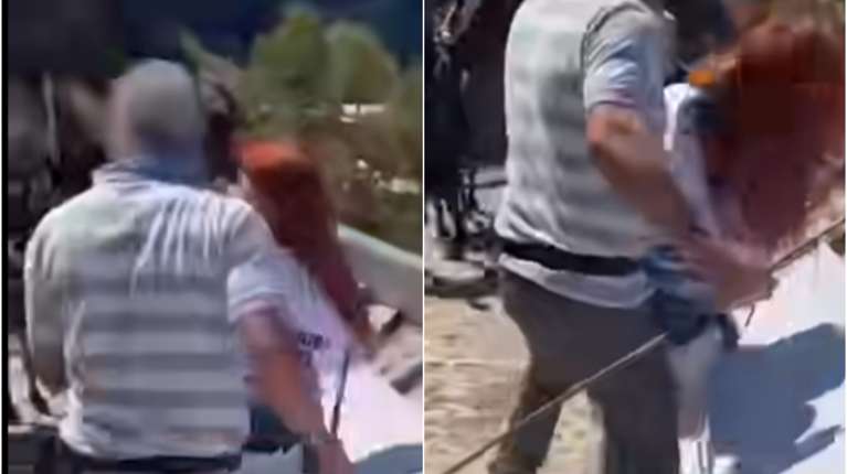 Σαντορίνη: Αγωγιάτες επιτέθηκαν σε ακτιβίστριες που διαμαρτύρονταν για τη χρήση γαϊδουριών στη μεταφορά τουριστών [βίντεο]