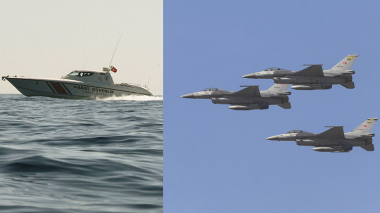 Νέες υπερπτήσεις τουρκικών F16 στις νησίδες Ανθρωποφάγους και Μακρονήσι