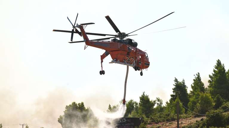 Λασίθι: Πυρκαγιά σε χαμηλή βλάστηση στην περιοχή Χώνος