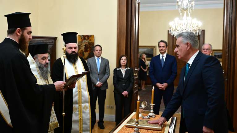 Ορκίστηκε ο νέος υφυπουργός Αγροτικής Ανάπτυξης και Τροφίμων, Αθανάσιος Καββαδάς