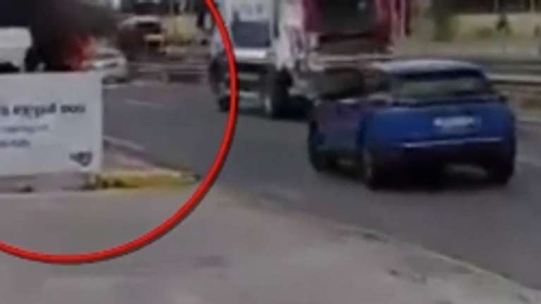 Φωτιά σε φορτηγό δίπλα σε πρατήριο στον παράδρομο της Αθηνών–Λαμίας