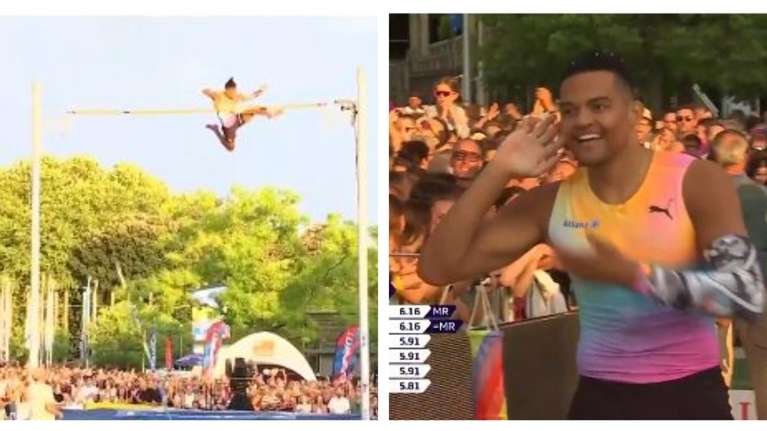 Απίθανος Καραλής, "πέταξε" στα 6.16μ με φανταστικό άλμα στην Diamond League της Λωζάνης