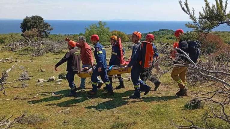 Σαμοθράκη: Αίσιο τέλος για 23χρονο πεζοπόρο που τραυματίστηκε μετά από πτώση σε δύσβατη περιοχή